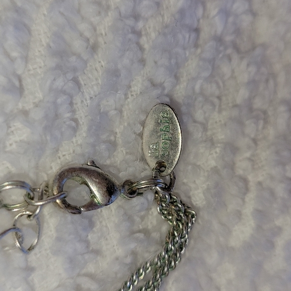 Lia Sophia Long Silver Pendent Necklace!!! - Picture 5 of 6